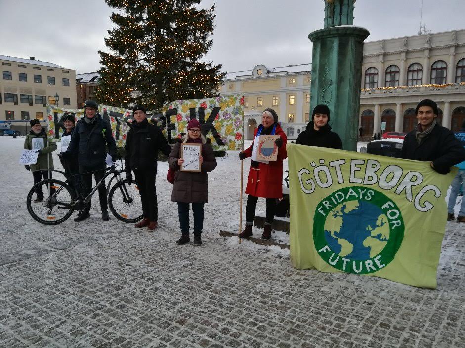 #FridaysForFuture #ClimateStrike i Göteborg den 1 december @FFF_goteborg