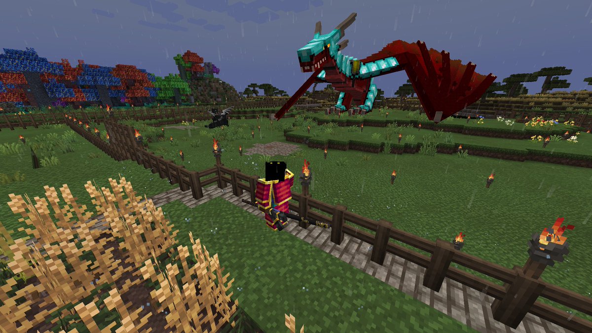 MMoongekko's tweet image. #マイクラ　#iceandfire #dragonmounts

デカァァァァァいッ
説明(ry
