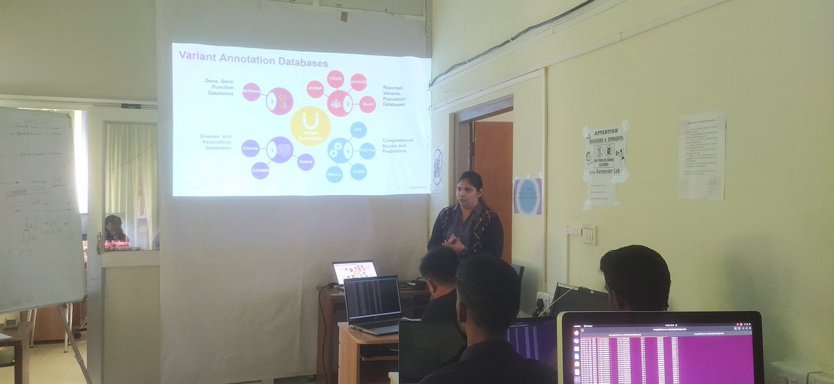 RAHUL BHOYAR (@rcbhoyar) on Twitter photo Exciting 3-day 🧬Bioinformatics training at #Mizoram University, Aizawl, with young scientists, Fostering knowledge exchange and collaboration. Empowering the next wave of bioinformatics enthusiasts! with
<a href="/bani_jolly/">Bani Jolly</a> <a href="/anindyajit/">Anindyajit Banerjee</a> <a href="/karkinoshealth/">Karkinos Healthcare</a> Exciting 3-day 🧬Bioinformatics training at #Mizoram University, Aizawl, with young scientists, Fostering knowledge exchange and collaboration. Empowering the next wave of bioinformatics enthusiasts! with
<a href="/bani_jolly/">Bani Jolly</a> <a href="/anindyajit/">Anindyajit Banerjee</a> <a href="/karkinoshealth/">Karkinos Healthcare</a>