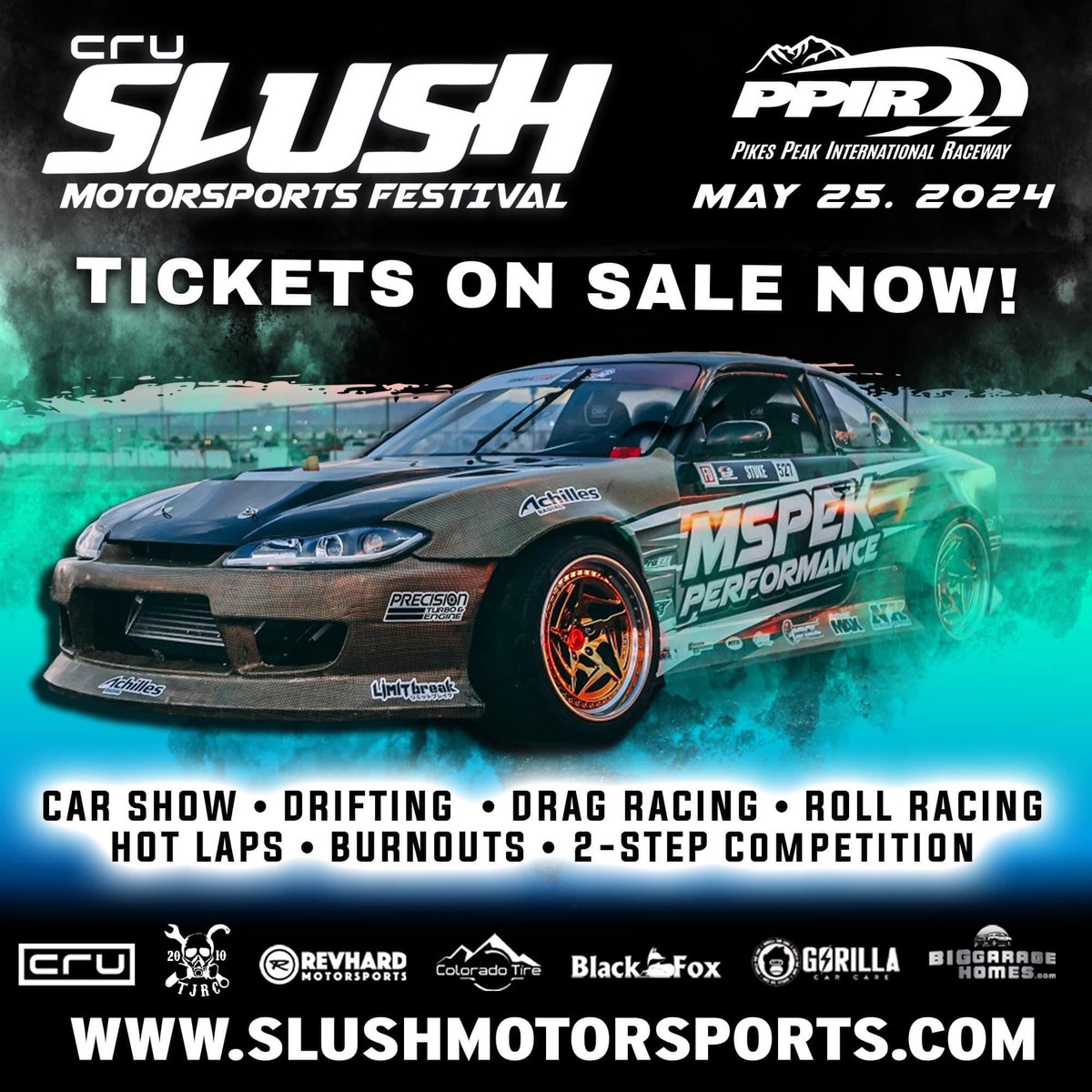 Tickets are now officially on sale! SLUSH Motorsports Festival at PPIR on May 25th!

Tickets 🎟️: rb.gy/cbdtuk #SLUSH2024
