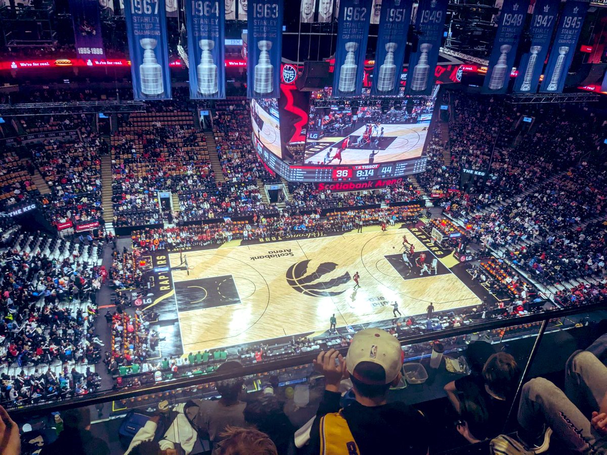 The Gr 5-8 BCH students are having a blast at the Raptors 905 game today!! <a href="/Gayle_R_David/">Gayle David</a> <a href="/VanessaGrieve/">Vanessa Grieve</a> <a href="/LizBHolder/">Liz Holder</a>