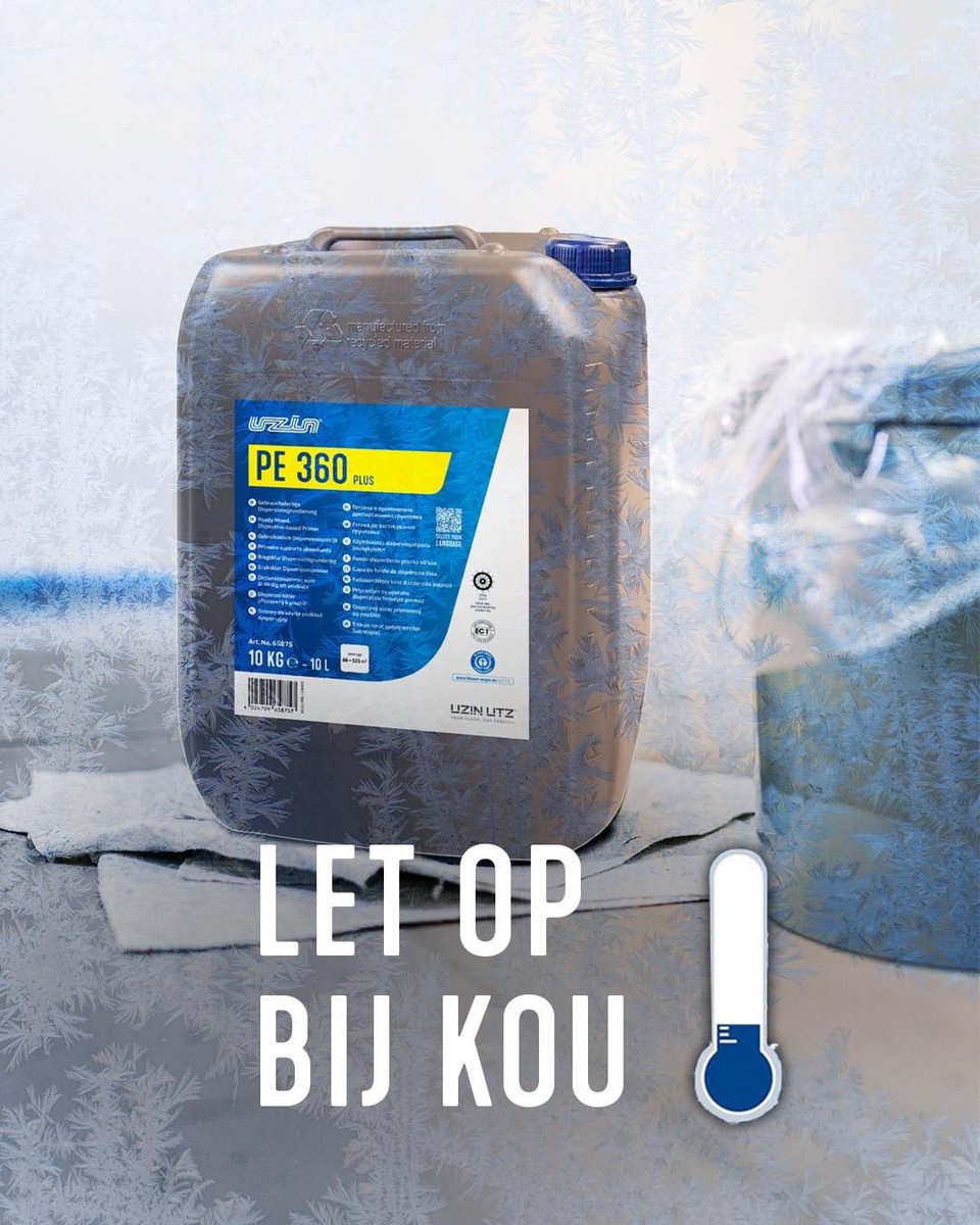 𝐃𝐞𝐧𝐤 𝐣𝐞 𝐞𝐫 𝐰𝐞𝐞𝐫 𝐚𝐚𝐧? ❄️🧣
Het is al een tijdje koud. Zoals je wellicht weet kunnen deze weersomstandigheden nadelig effect hebben op UZIN-producten. Dit geldt voor opslag, transport en verwerking. We hebben alle punten op een rij gezet 👉 brnw.ch/21wEWbU