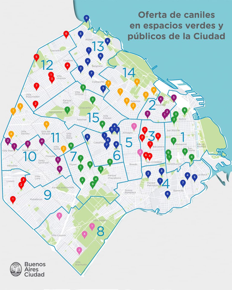 ACERCATE A LOS CANILES DE LA CIUDAD 🐶

👉 Te dejamos todos los lugares para recrear a los perros. 

Se trata de sectores exclusivos con juegos, bebederos, bancos y suelos drenantes ubicados espacios verdes 🐩

➡️ Más info: bit.ly/47AWa6Z