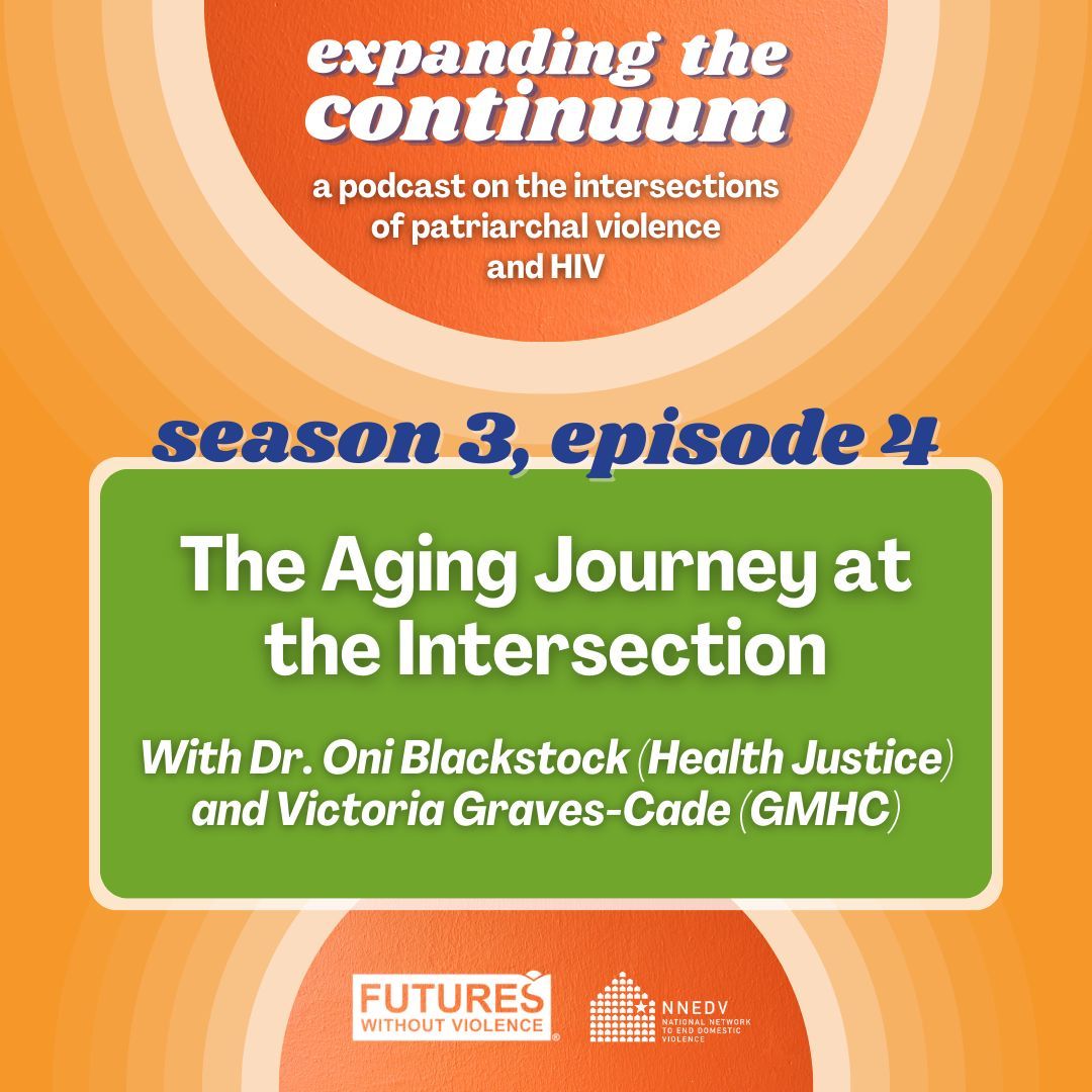 nnedv's tweet photo. Did you know NNEDV and @withoutviolence co-host #ExpandingTheContinuum, a podcast on patriarchal violence and HIV? Check out our new episode with @oni_blackstock (Health Justice) and Victoria Graves-Cade (@GMHC), or catch up on seasons 1-3: https://t.co/eBKG4jfoF1
#WorldAIDSDay https://t.co/rHwa7TvtZz