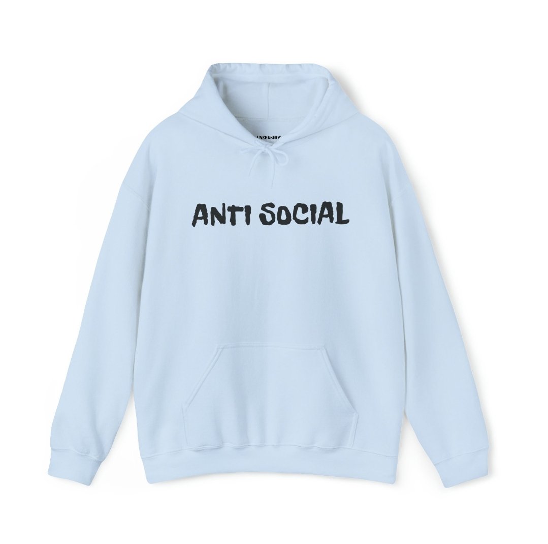 uneekshops's tweet photo. Wrap yourself in the cozy rebellion of our "Anti-Social" hoodie—an effortlessly cool and expressive piece that invites you to embrace your introverted side with style.

Available in multiple colors here's a few

https://t.co/lqReN32aO1 https://t.co/VC0MYidmOP