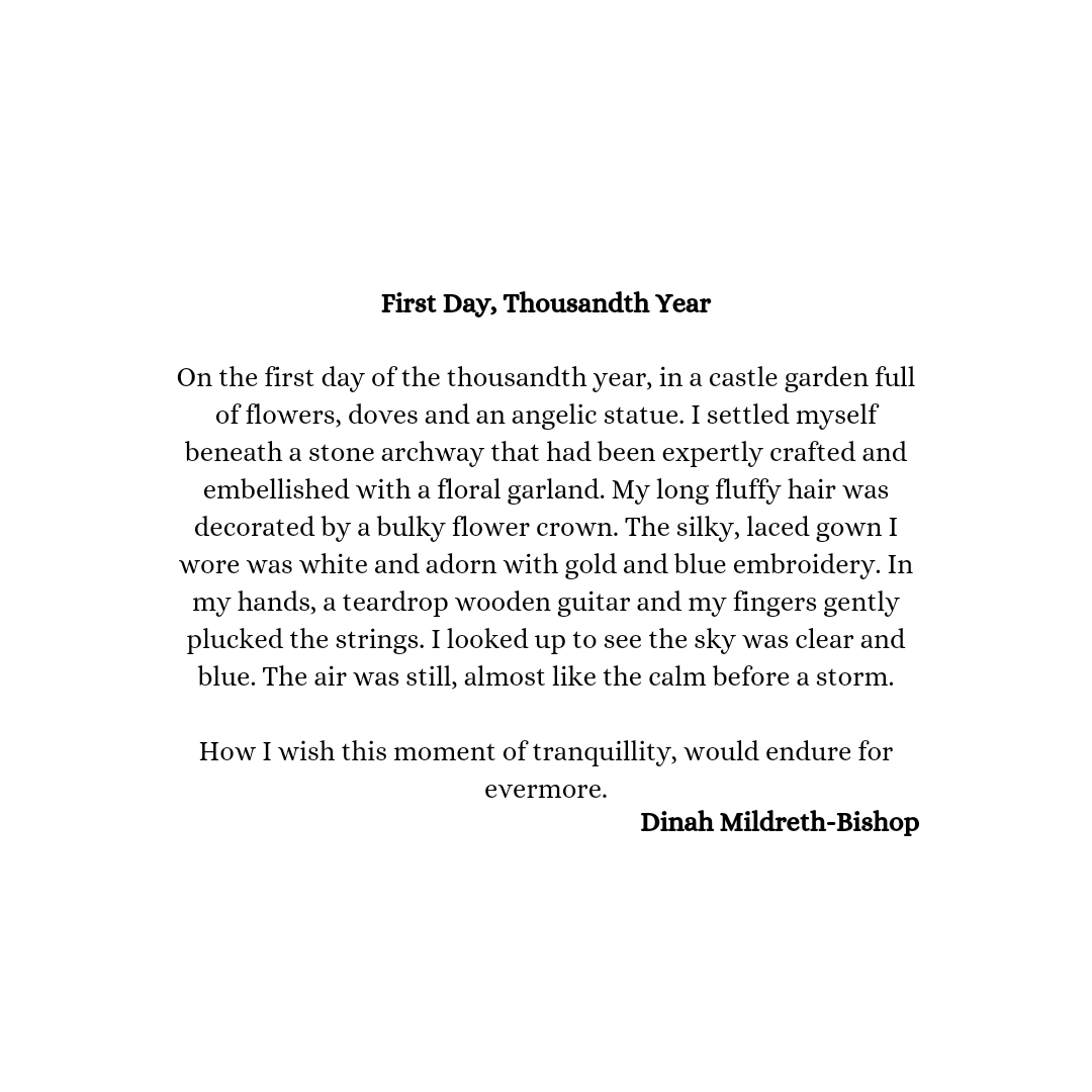 DinahMBishop's tweet photo. For the first Christmas writing challenge, for #WHQCommunity I wrote a short piece, titled : 'First Day, Thousandth Year'
You can view it here, on my little website as well as the WritersHQ forum.
#flashfiction #creativewriting

https://t.co/57M0rLTZXa https://t.co/9jwwE6K4kA