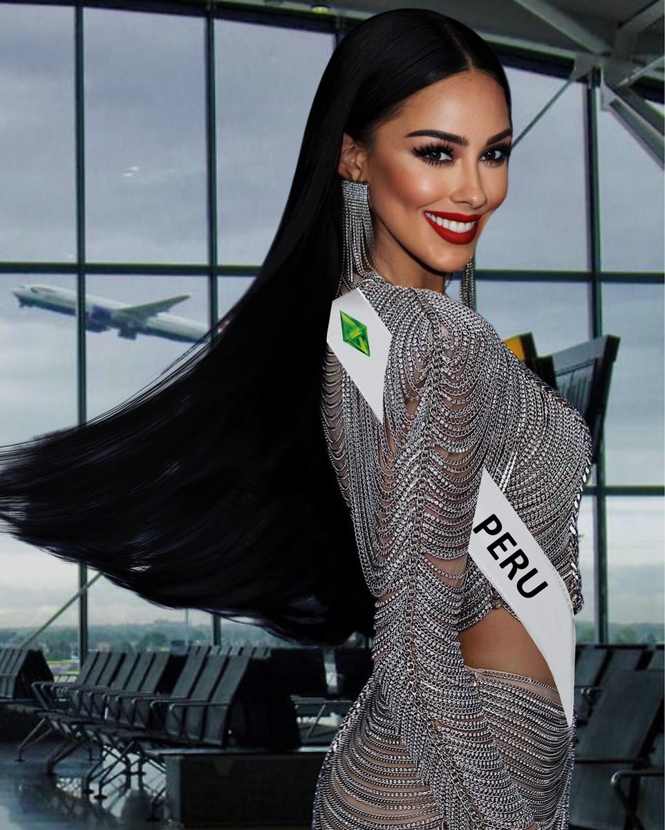 simshape's tweet image. MISS PERU, Celeste Armas arriving to the airport ready to begin her journey.
@Sims4_MissWorld 
#MUSround2 #MissUniverseSims #ShowUsYourSims