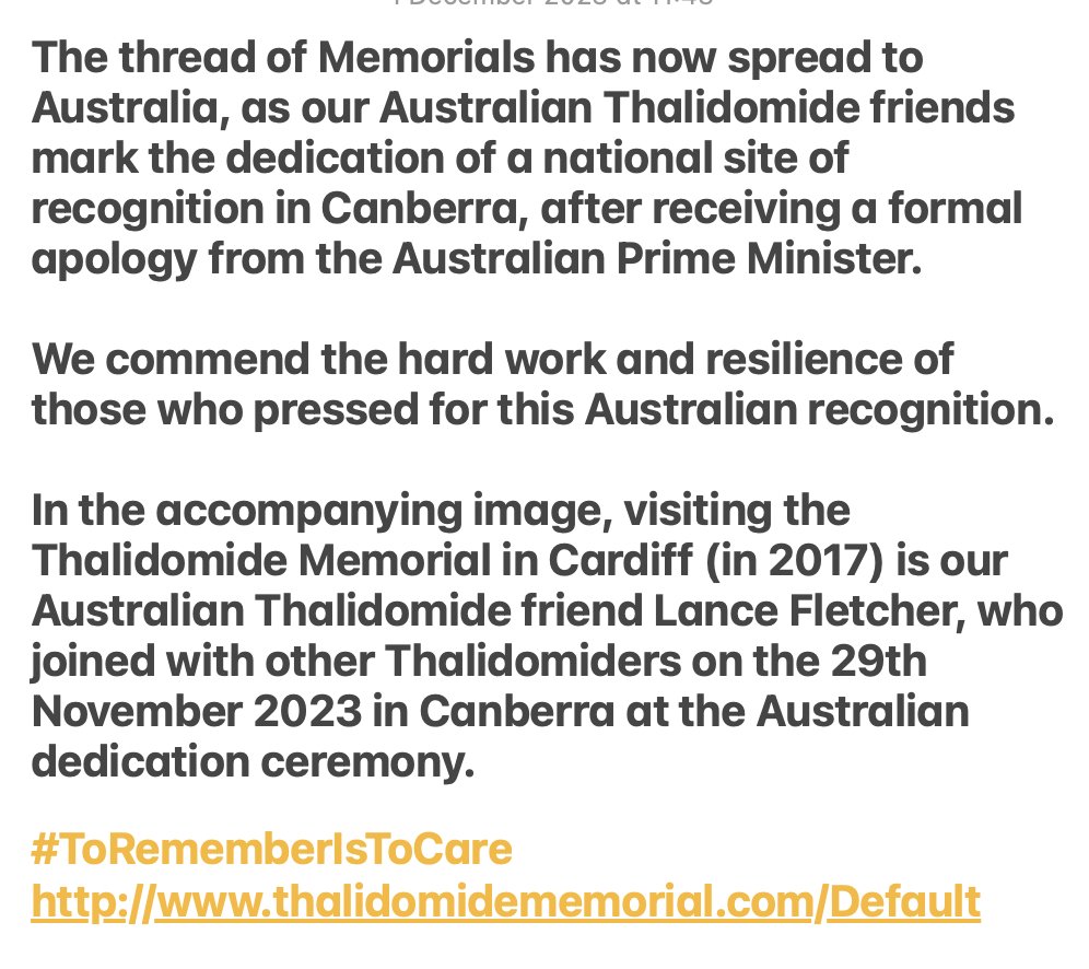 Thalidomide Memorial tweet media