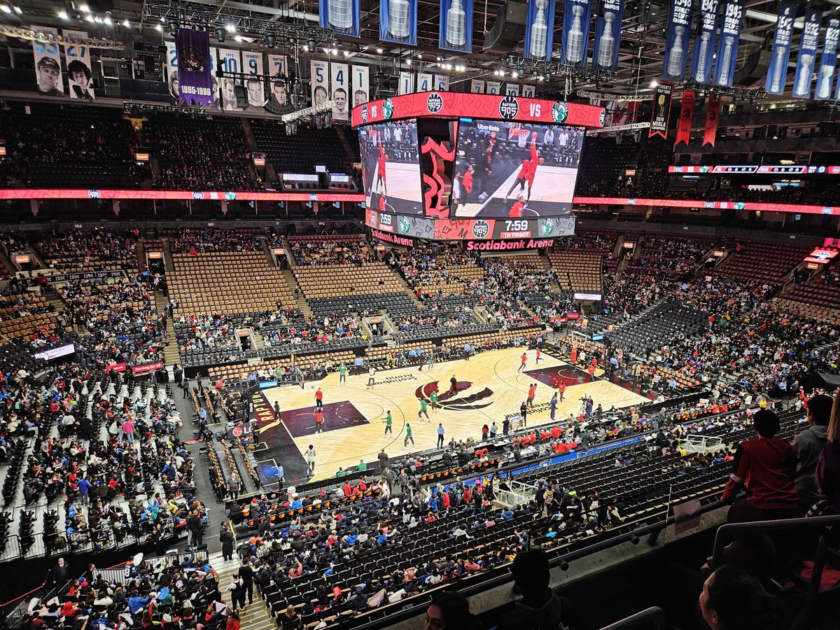 SJB_YCDSB's tweet photo. What a great day watching the @905Raptors play @ScotiabankArena #wethenorth @RocchinaAntunes @DomenicScuglia @WigstonJennifer https://t.co/NnQce5GDfr