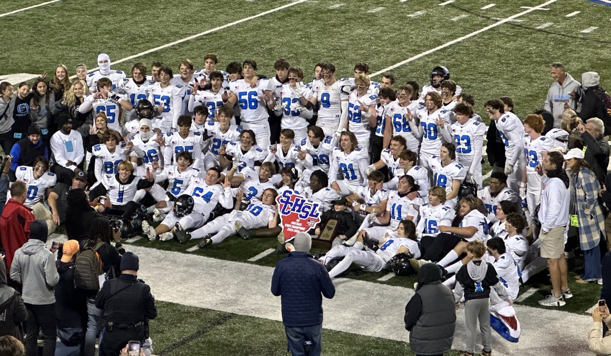 State champs! It was a tough journey with a lot of adversity along the way. Very grateful to my teammates and coaches.  Proud to be a part of the #1 Class AA defense in the state. Thank you Seniors for your leadership and honored to share this journey with you. 💍🏈