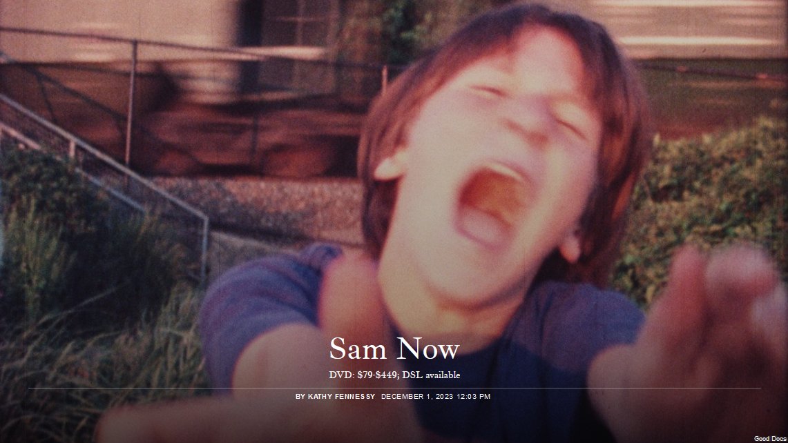 kcfennessy's tweet image. I reviewed @SamNowMovie, one of the best documentaries to emerge from the PNW. It's streaming via @criterionchannl, among other sources. Many family stories can be fascinating, but only so many are told as skillfully as this one. @seattlecritics

Link: tinyurl.com/4hvdjx36