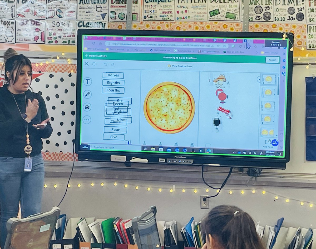 chrizzty2's tweet image. Interactive and engaging lesson on fractions in 2nd grade! Mrs. Miller did an amazing job not only hitting all her TEKS but also internalizing &amp;amp; extending the lesson! 100% engagement and she cleared up misconceptions right then. 
#thisissj #highexpectations
