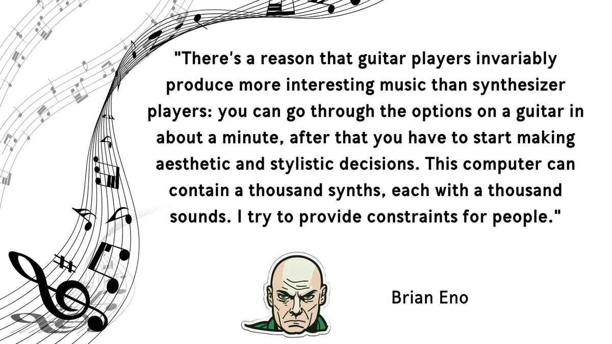 This month's synthesizer quote by Brian Eno is sure to inspire you! #SynthQuote #BrianEno #SynthesizerWisdom #MusicEducation #SynthInspiration #SynthCommunity #SynthLove #ElectronicMusic #SynthLife #MusicQuotes #InspiringQuotes #MonthlyQuote #SynthHead #SynthCulture