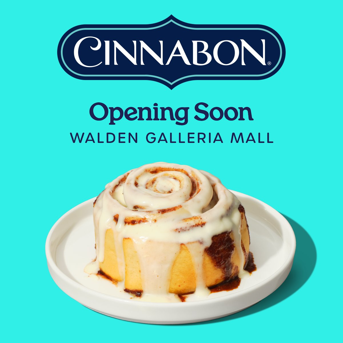 It's official! 😁 We're excited to announce
@cinnabon will be opening spring 2024! 🙌