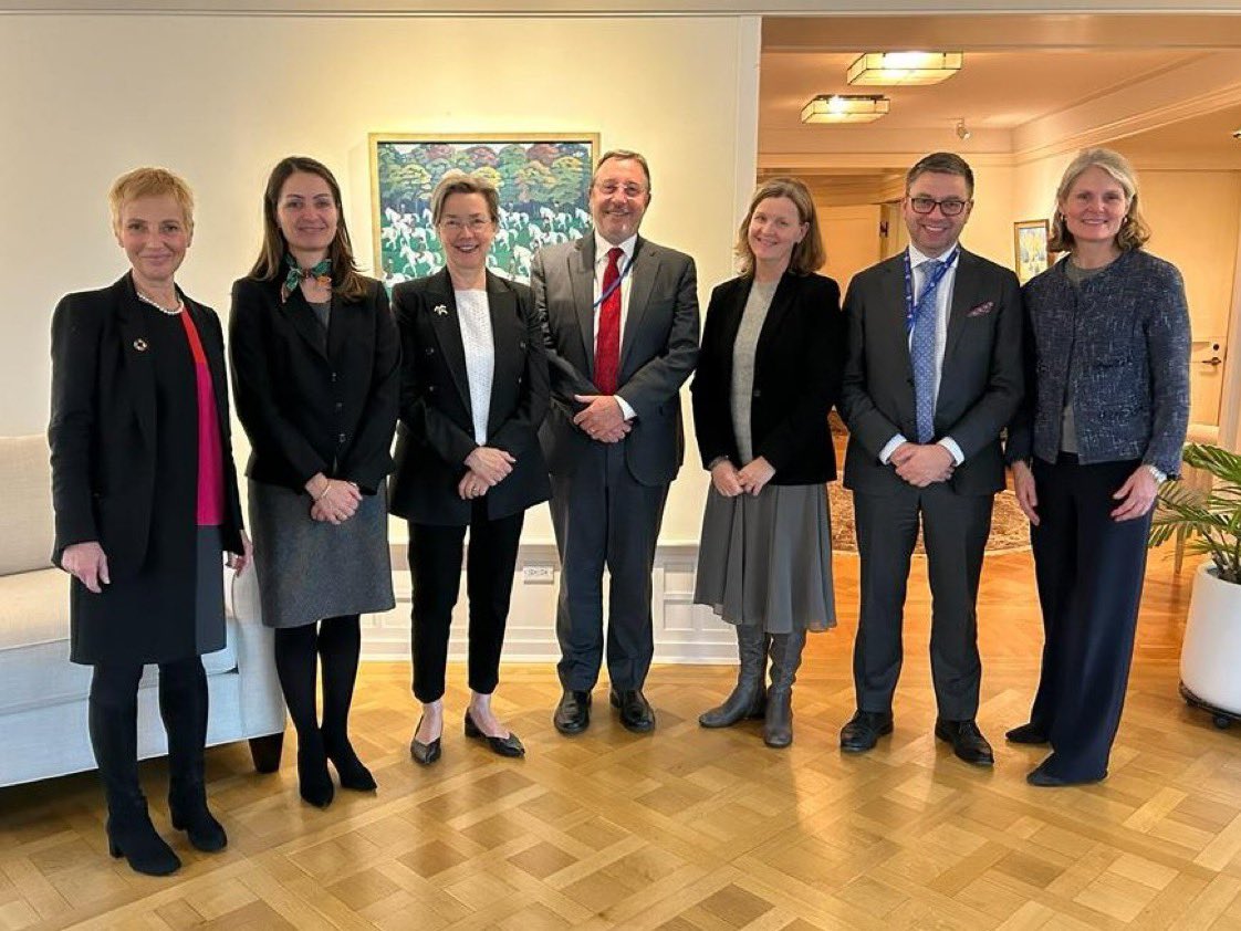 #Iceland🇮🇸 has been developing a stronger partnership with @UNDP in recent years, including on #GenderEquality and #ClimateAction. Happy to exchange views and ideas with @UlrikaModeer @IcelandUN and earlier meet with @ASteiner in a Nordic setting.