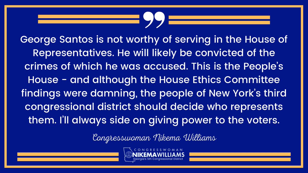 Congresswoman Nikema Williams tweet media