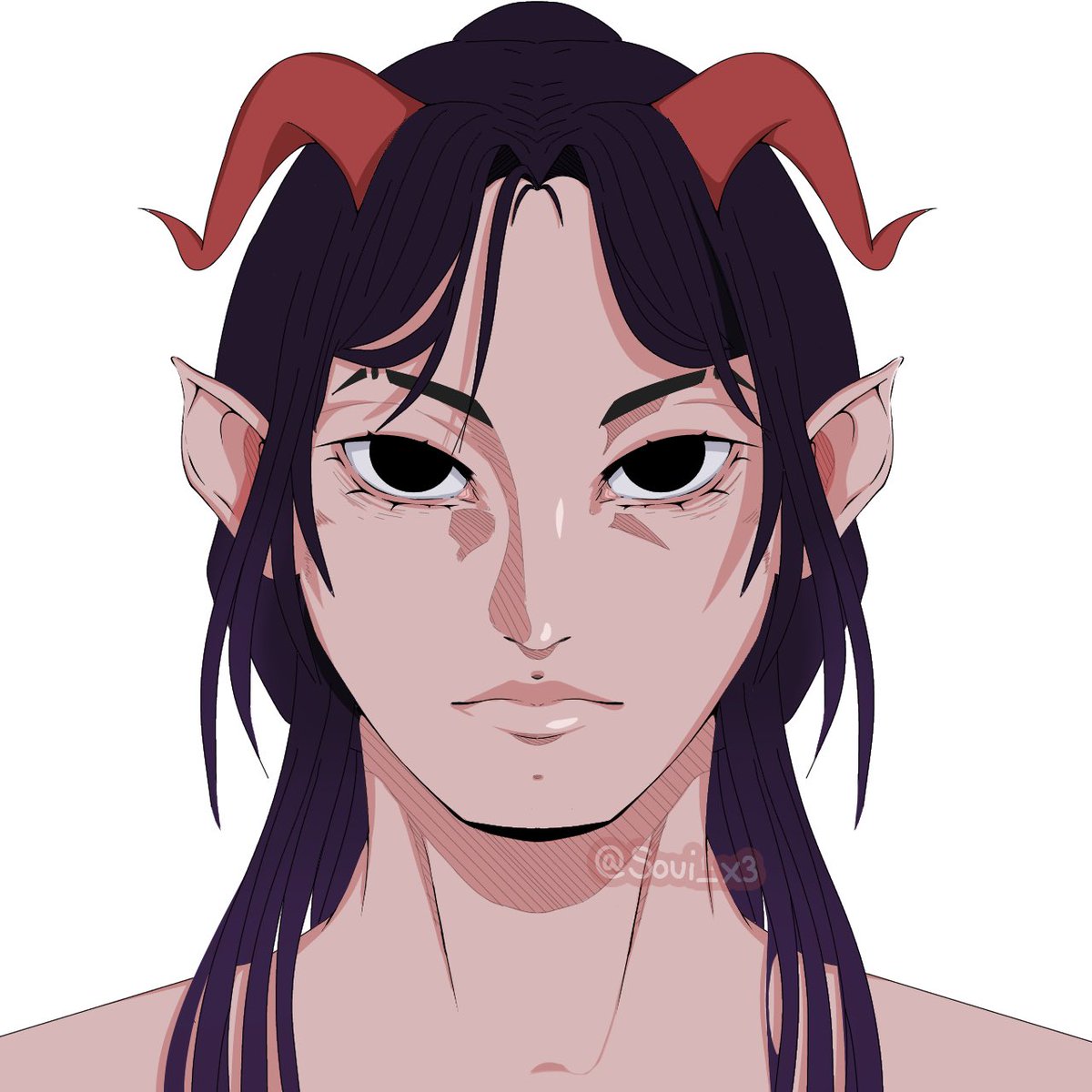 souI_X3's tweet photo. My #dungeonsanddragons character but they have a 16 in charisma https://t.co/jTyMWbU4iQ