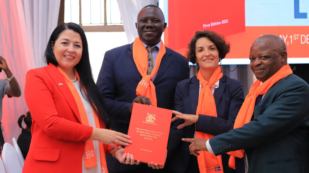 actionaiduganda's tweet photo. Special thanks to UNFPA, the Judiciary, Australian Development Agency and our team from ActionAid International Uganda for making the launch of the National Sexual and Gender Based Violence Bench Book, a success. 
#16DaysOfActivism #EndGBV #16DaysofBlack https://t.co/C3paDPD1eG
