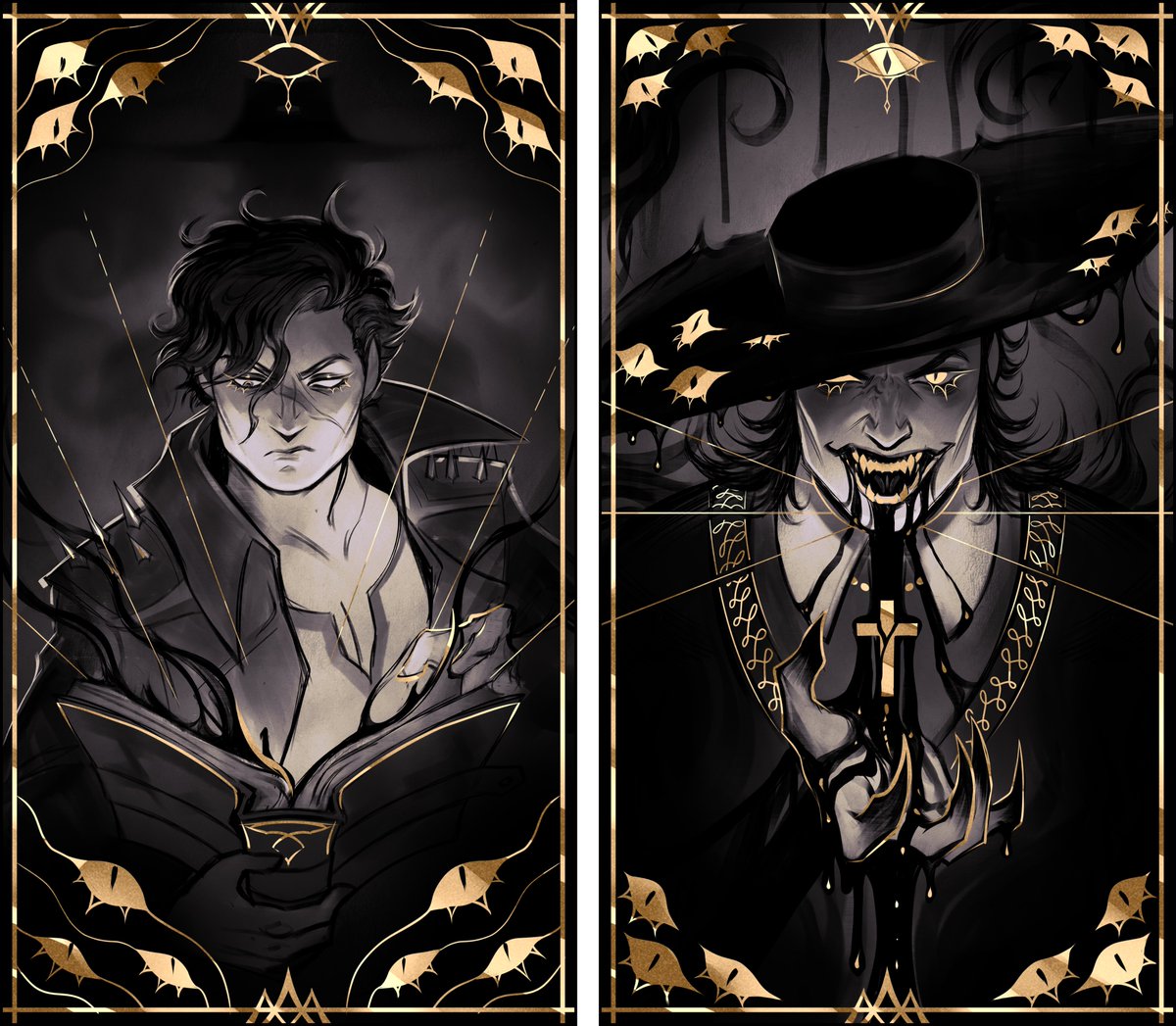 ✨👁️ ✨
couple more from the card comms