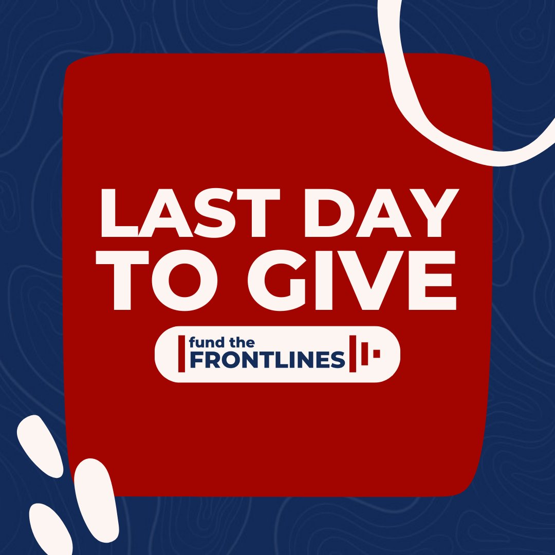 It's the last day to Fund the Frontlines — @GroundworkProj's effort to support hyperlocal organizers in traditionally 'red' states. Today, all contributions go to abortion rights and reproductive justice orgs. Get your donation in while you still can: bit.ly/ftf-nov-2023