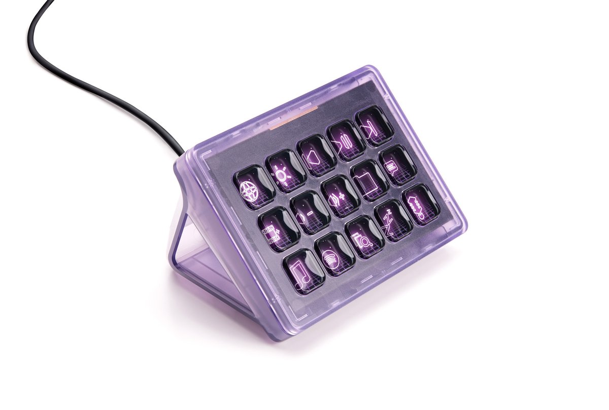 その他 elgato Stream Deck Atomic Purple Elgato's limited-edition atomic purple Stream Deck is $35 off for