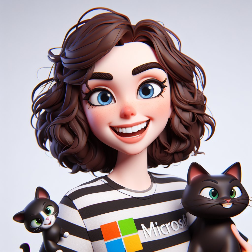 Cartoon Megan is having a better hair day than real Megan. #RenderMe3D