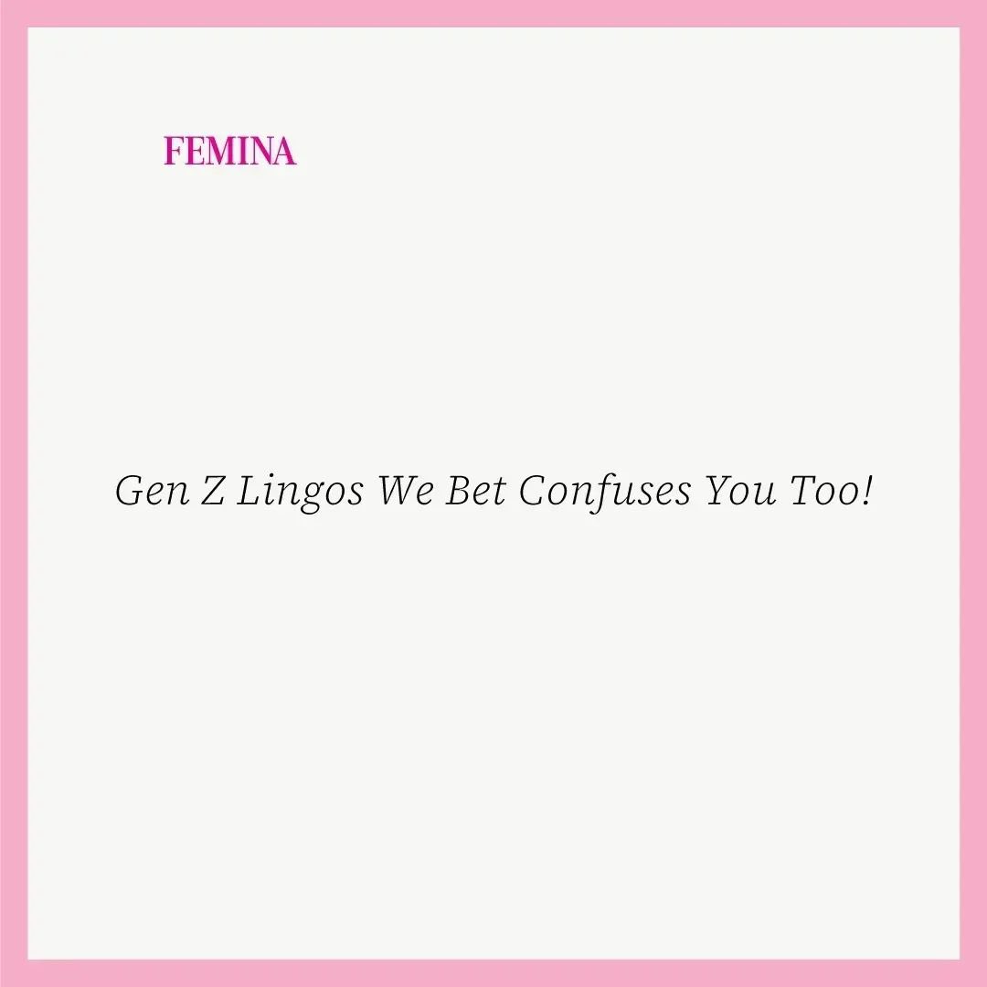 FeminaIndia's tweet photo. Millennials gather here! We know you go all 'what!' when you hear us Gen Zs, saying 'random' words like delulu or even letters like W in sentences. Worry not, we bring you few Gen Z lingos and what they mean. Big W now!
#genz #lingos #genzlingo #femina https://t.co/FcTbcZySQq