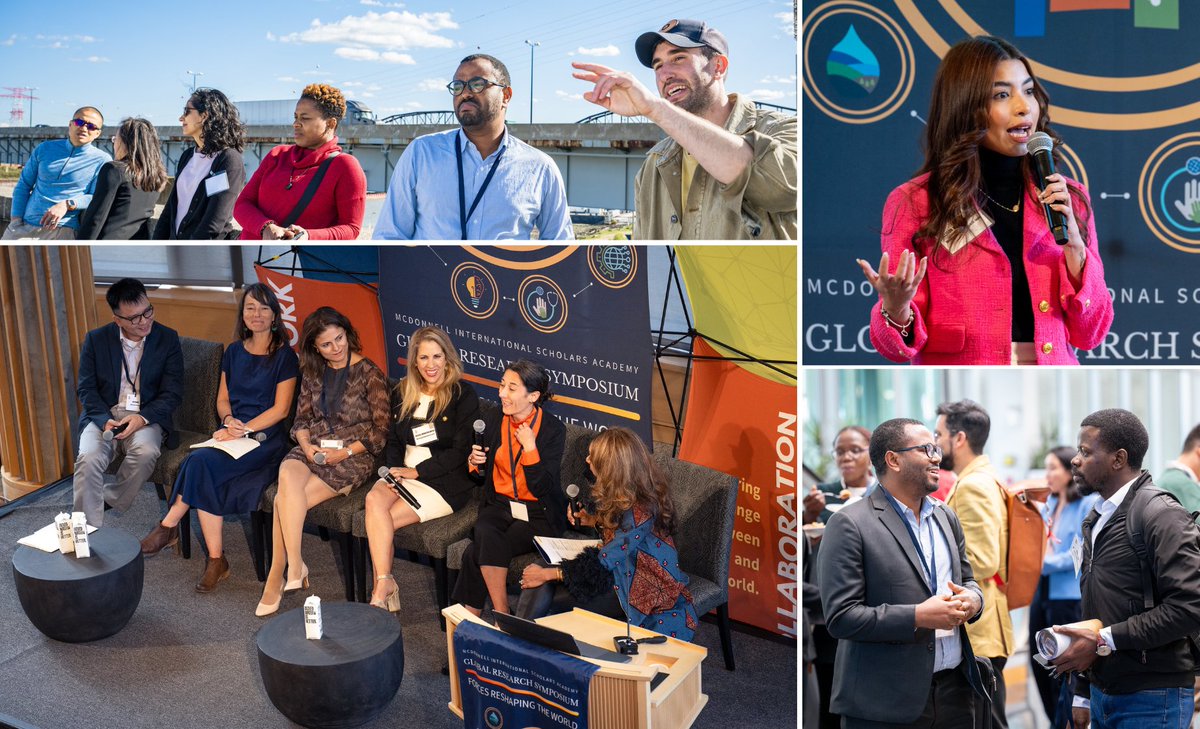 Excited to share insights from the 2023 Global Research Symposium! The event showcased projects funded by #McDonnellAcademy Global Incubator Seed Grants launched in 2020. Read highlights &amp; key takeaways from this impactful event! ➡️bit.ly/3T1glXq
