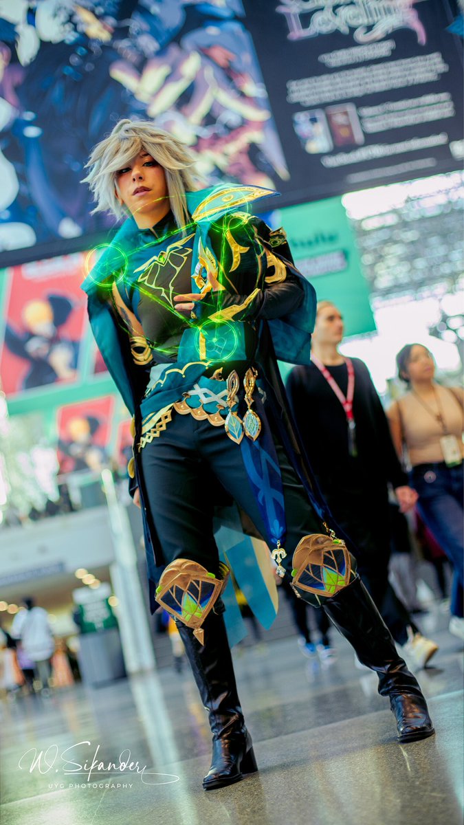 ramen_surprise's tweet photo. Insaneeeee hall shot of my Al haitham cosplay!! The edit effects are so cool 🤩
📷: @wsikanderlife on Instagram!
#genshinimpact #althaitham #animenyc https://t.co/9giaSpovOk