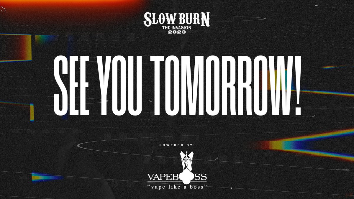 abraham_TS's tweet photo. secara teknis hari ini sih, but still...
...mari bersenang-senang, malang! #SlowBurnInvasion https://t.co/6BMryKKmtB