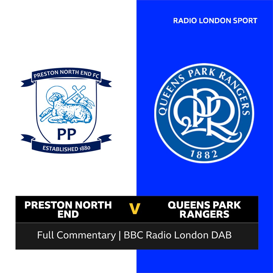 We've got full commentary of #PNE v #QPR on @BBCRadioLondon DAB this evening with @Adam_Cottier & @_mattlockwood 🎙️⚽️