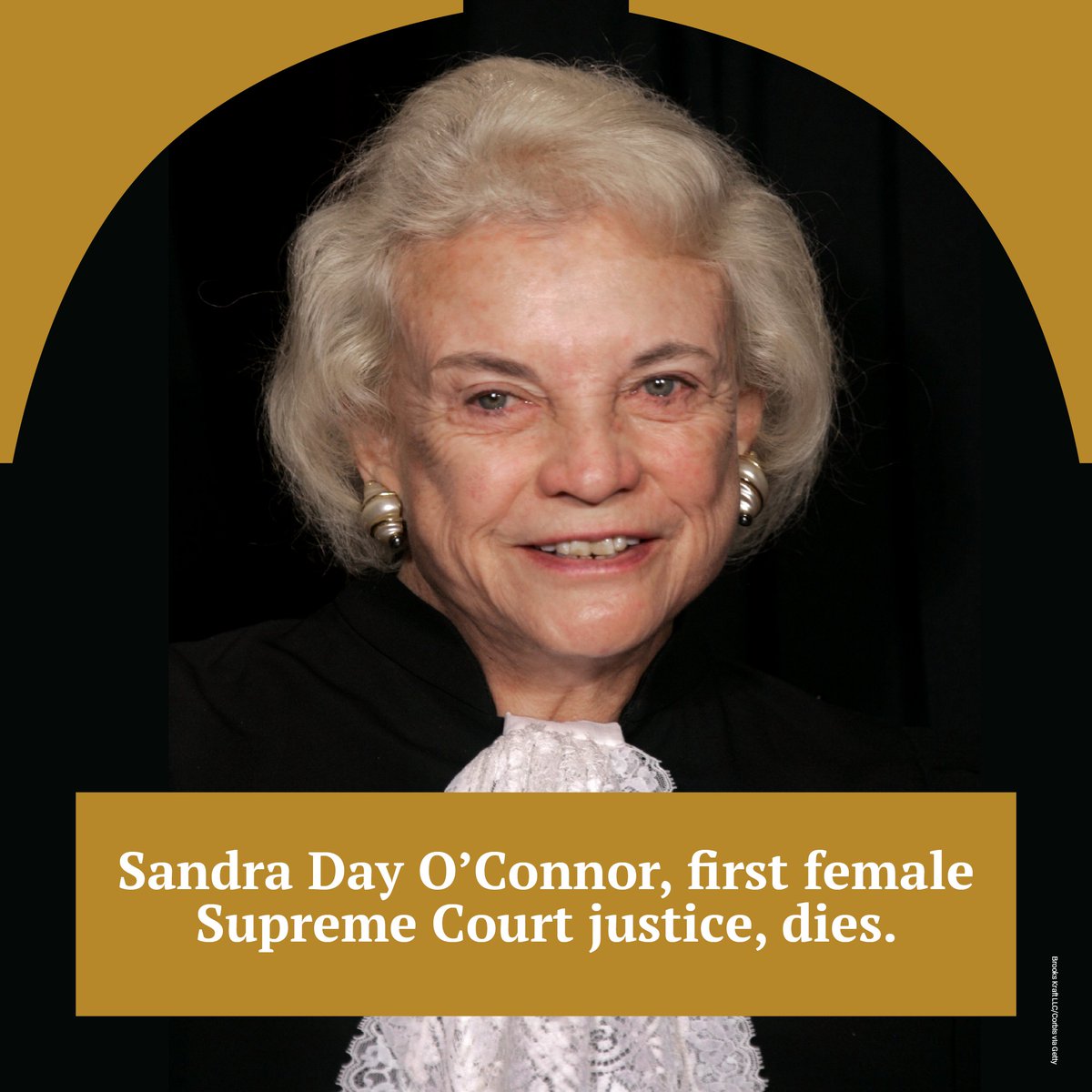 We mourn the death of Sandra Day O’Connor, the Supreme Court’s 1st female justice. O’Connor was undeniably a swing justice, often the deciding vote in contentious cases. Her lack of a consistent judicial philosophy annoyed some, but others praised her as a moderating influence.