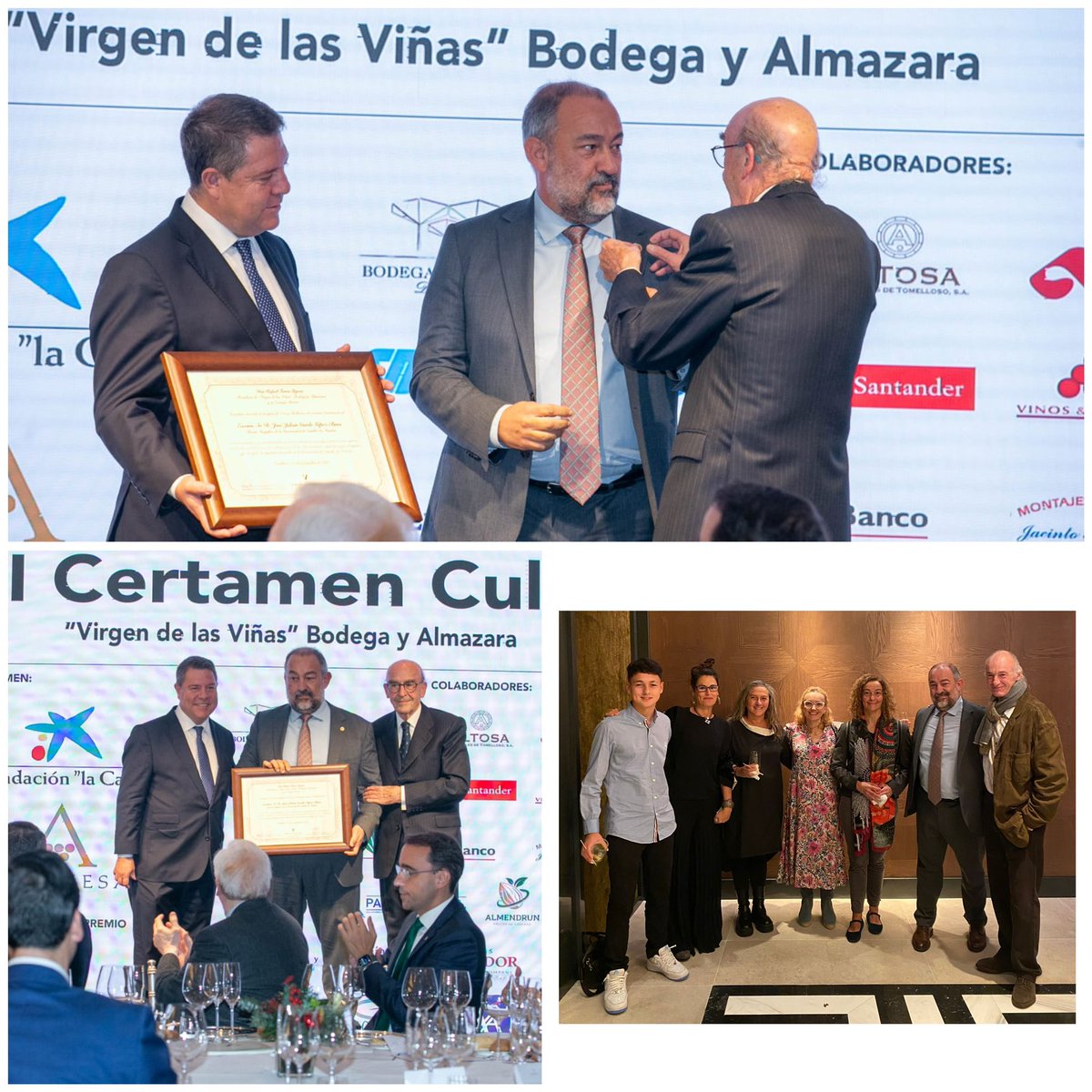 GardeJulian's tweet photo. Querido Rafael muchas gracias por concederme esta distinción de @vinostomillar1 que recibo honrado y con profunda humildad. Este premio es de la @uclm_es ya que sin su concurso, compromiso y fidelidad, todo por lo que me reconocéis no hubiera sido posible

https://t.co/NB6g4OYWm9 https://t.co/kd5XGonxnQ