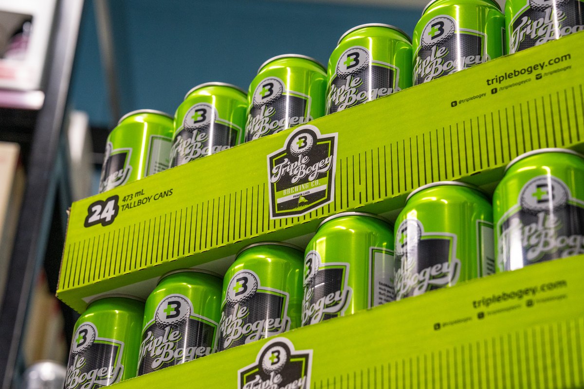 Bring the golf course energy with you wherever you may be going this holiday season🍻🎄 Triple Bogey Premium Lager is now available at your local NLCs for $4.85! @Triplebogey