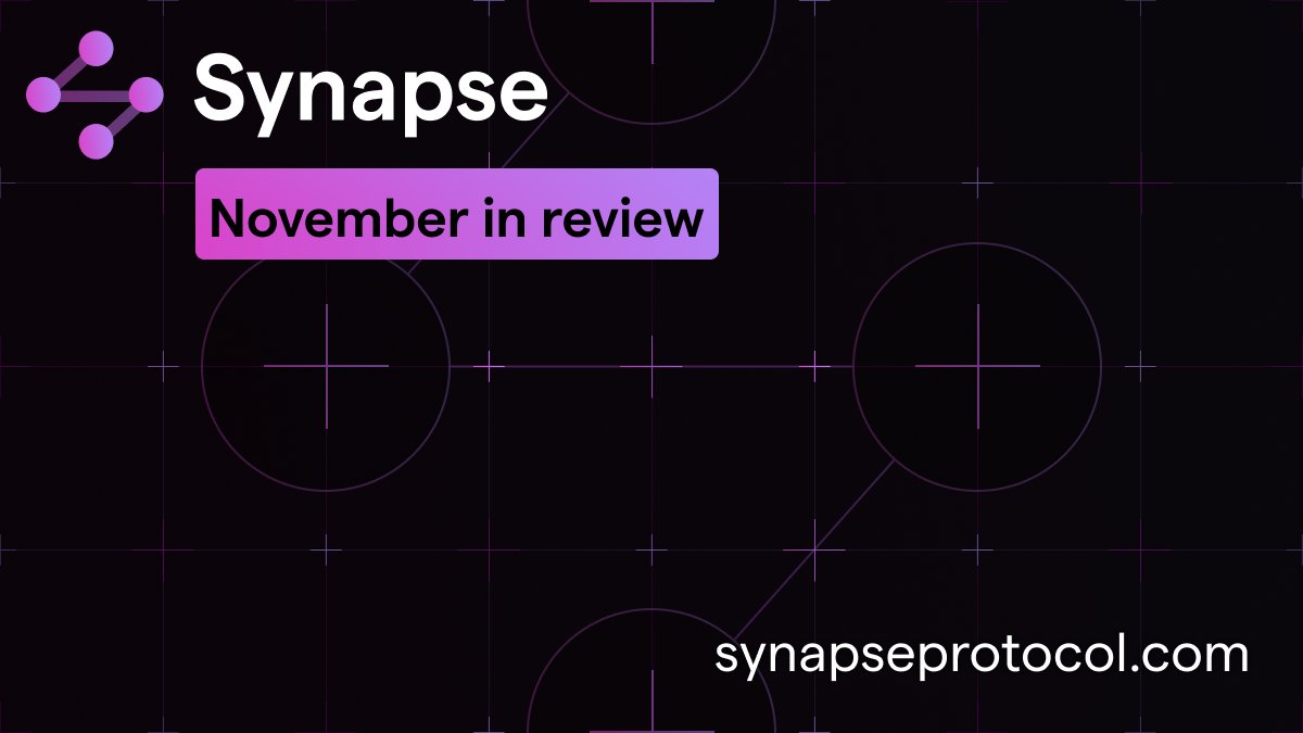 Synapse Labs (@SynapseProtocol) / X