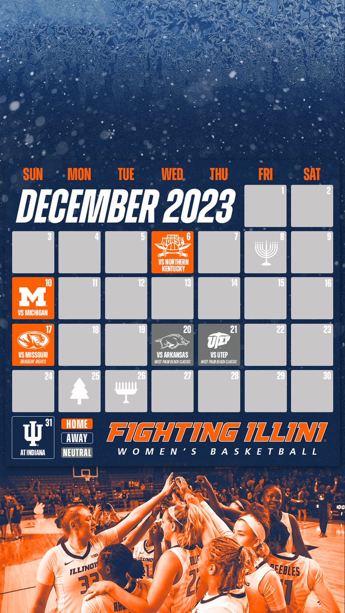 Mark those calendars to catch us in action in December! 🎟️ - ow.ly/B0Fq50Qev2X 📅 - ow.ly/CAVf50Qev30 🤝 - ow.ly/mwTi50Qev2Z #Illini | #HTTO | #OneWay