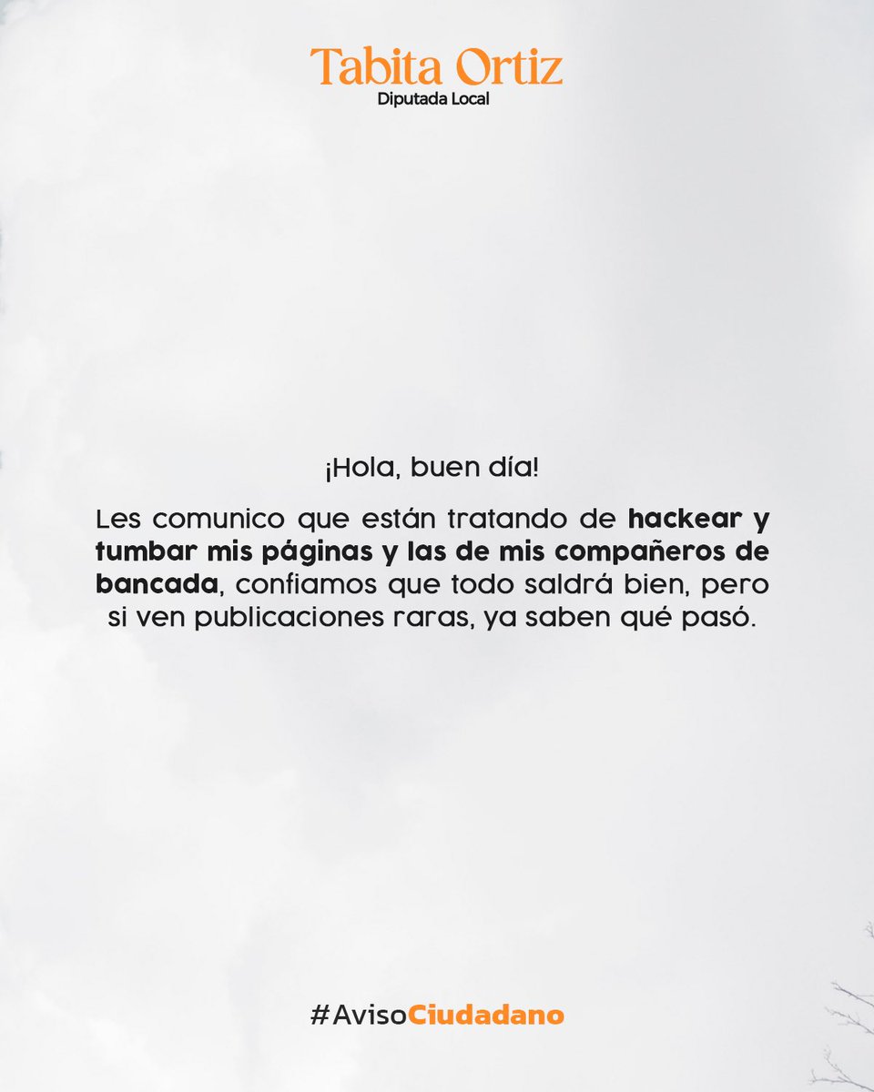 TabitaOrtizH's tweet photo. ⚠️🚨 AVISO IMPORTANTE 🚨⚠️ https://t.co/2Z38AdPUuJ