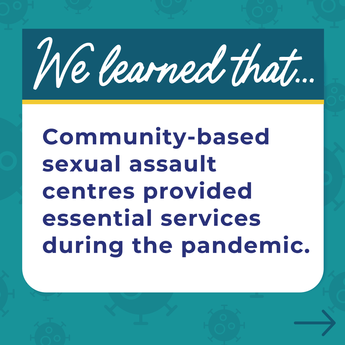 Our latest Research Brief uncovers COVID-19's profound impacts on #sexualviolence organizations. Learn how they played a CRUCIAL role during the pandemic, facing challenges with resilience and adapting to #supportsurvivors. Learn more here: bit.ly/3N6XI0t #16Days