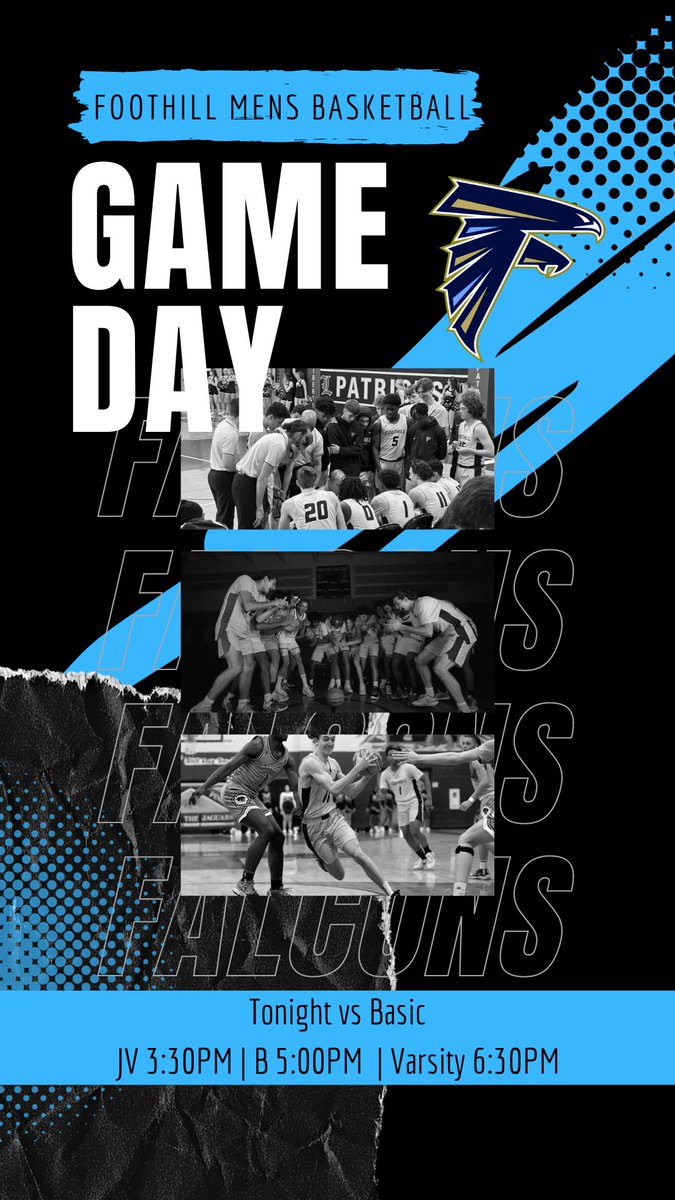 foothill_bball's tweet photo. Home Opener vs. Basic
โฐ JV: 3:30 B: 5:00 VAR:6:30
#BeTrueToTheBlue https://t.co/VT9Gdpqxnp
