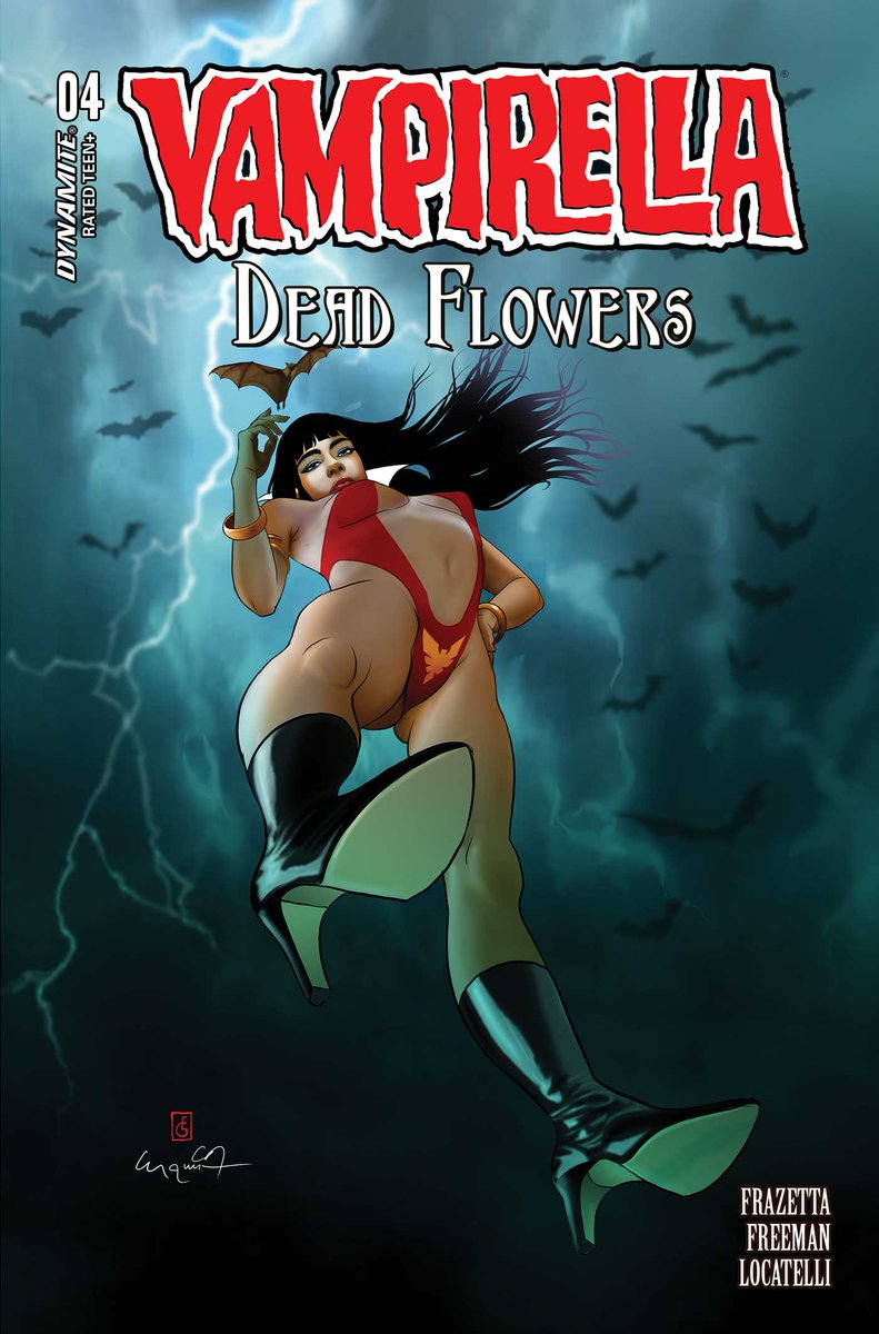 DynamiteComics's tweet photo. Monday is the Final Order Cutoff for Vampirella: Dead Flowers #4 from Sara Frazetta, Bob Freeman and Alberto Locatelli. Look for the cover by Ergun Gunduz. Also available in Virgin.

#vampirella #sarafrazetta #bobfreeman #albertolocatelli

https://t.co/fJif8jYeaB https://t.co/zqUpdCQwae