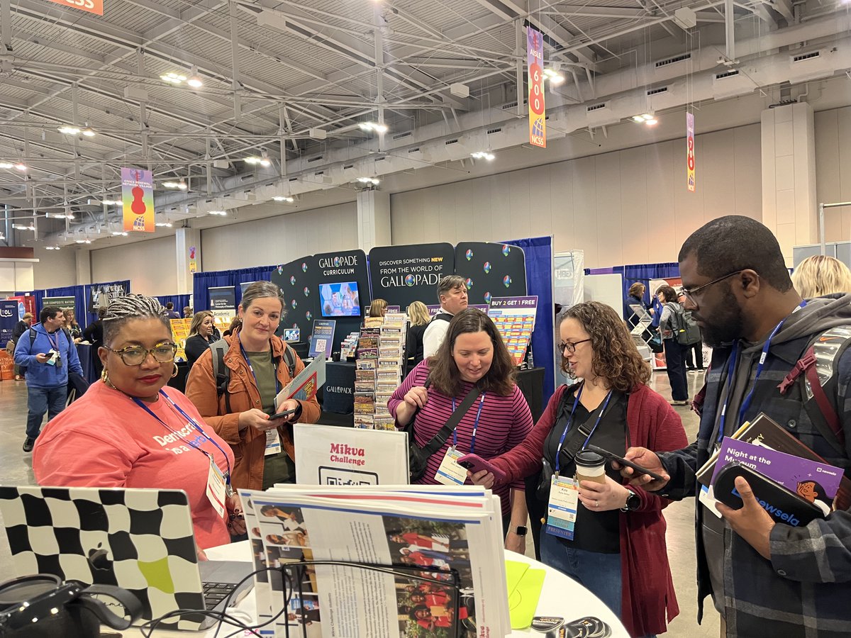 Mikva Challenge is at the @NCSSNetwork Conference this week! Today, the team will be taking over social media to share about some of the incredible educators we are meeting from across the country.🗺️ ##NCSS2023 #civicseducation