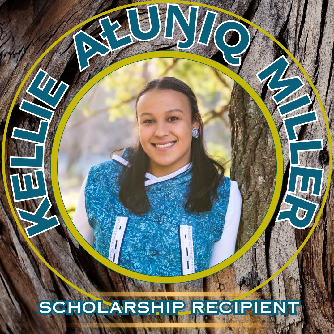 Kellie Ałuŋiq Miller is a scholarship recipient from Sitŋasuaq (Nome). She is working towards her Bachelor's Degree from Dartmouth College, her major is currently undeclared. Check out her profile on our website: calebscholars.org/scholars/kelli…
