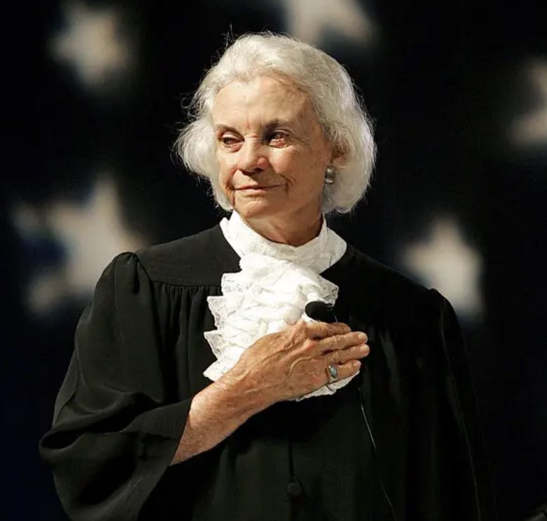 What a wonderful person. A proud Arizonan, an extraordinary American and a friend. I will miss Sandra Day O’Connor.
