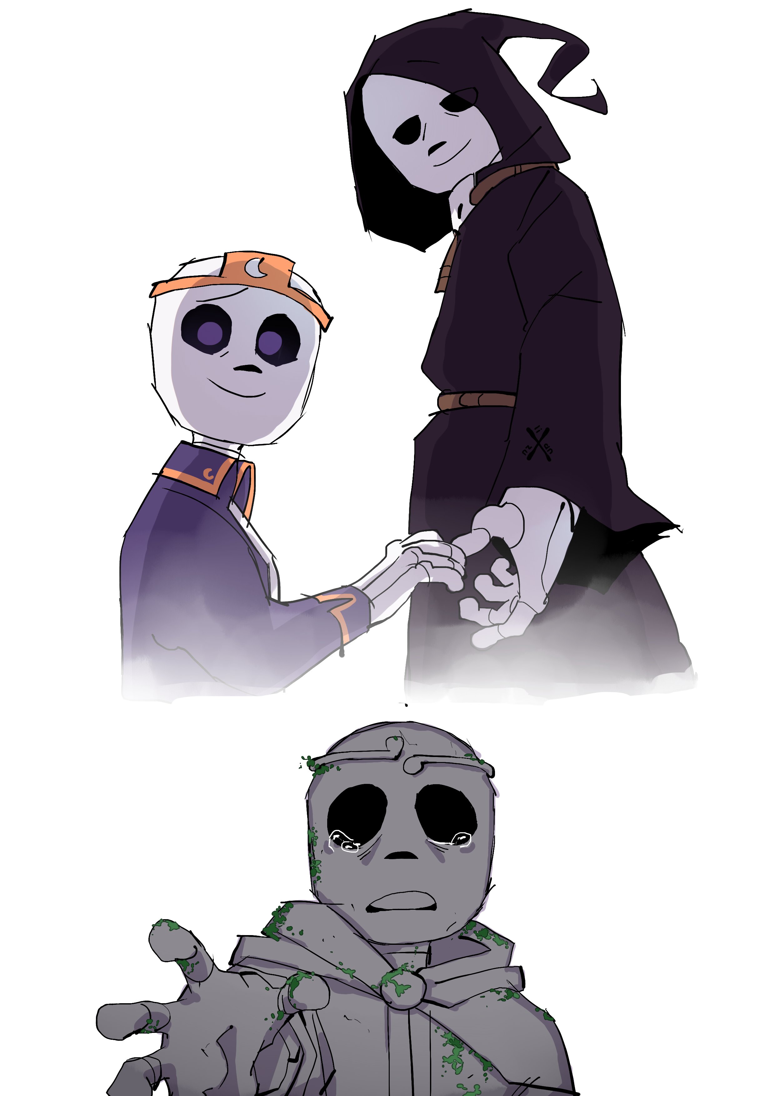 Passive Nightmare Sans and Shattered Dream Sans - : r/Undertale