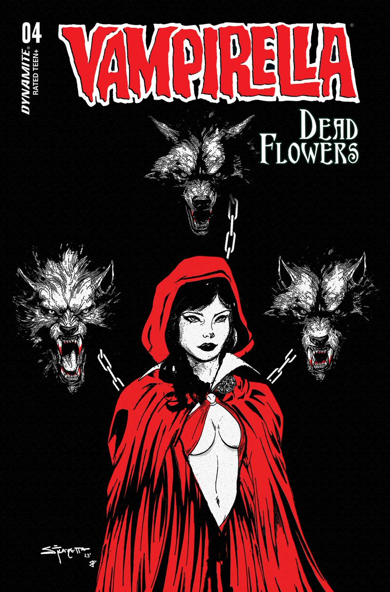 DynamiteComics's tweet photo. Monday is the Final Order Cutoff for Vampirella: Dead Flowers #4 from Sara Frazetta, Bob Freeman and Alberto Locatelli. Look for the cover by Frazetta &amp; Freeman. Also available in Virgin.

#vampirella #sarafrazetta #bobfreeman #albertolocatelli

https://t.co/fJif8jYeaB https://t.co/WdujjS90Qv
