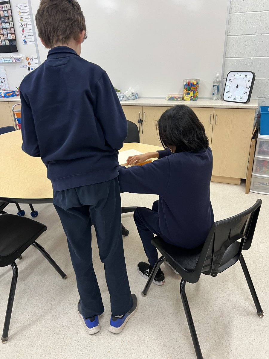 Our friends are always willing to help each other out! ❤️ <a href="/ADayatStRaphs/">St. Raphael School</a>