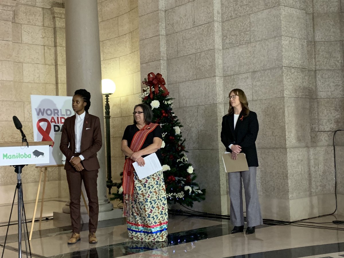 So proud of the Nine Circles and MB HIV Programs teams.  And grateful to be able to stand with Provincial leaders who commit to working with us in a good way.
