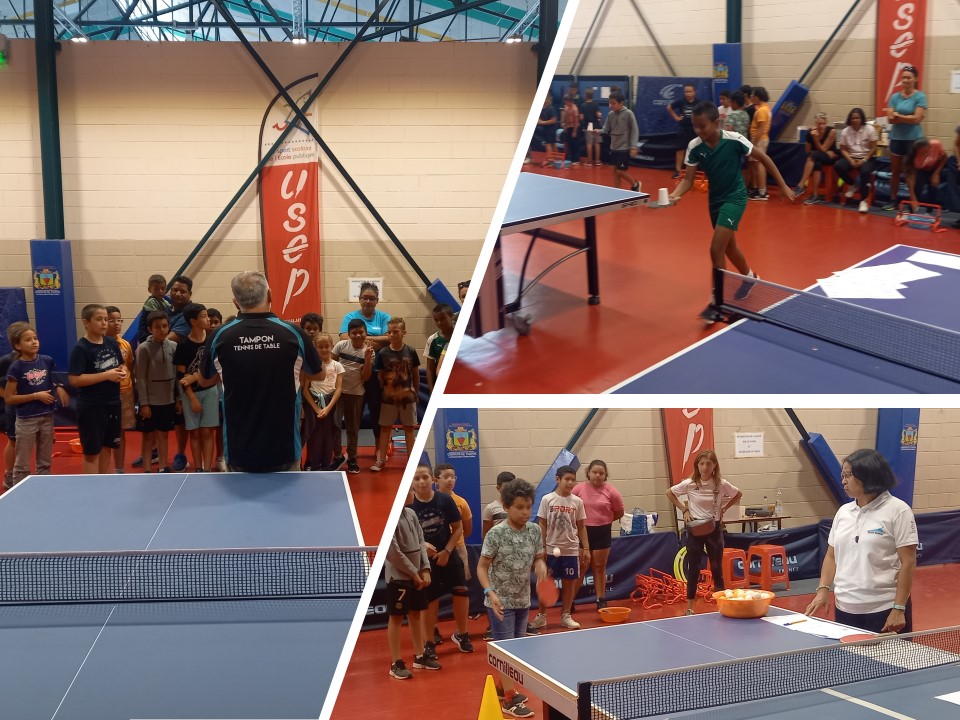 useptampon's tweet photo. Journée de découverte du Ping-pong pour les jeunes Usépiens, au club du Tampon Tennis de Table. https://t.co/dcJVBwHxzL