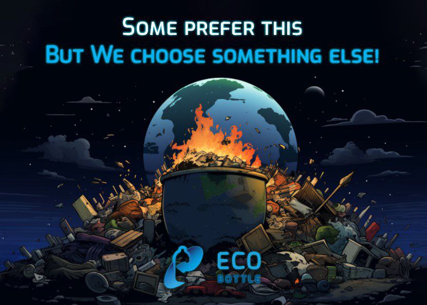 ecobottlero's tweet photo. Some folks might call it a "notion," a head-scratcher, or just the ramblings of naysayers and fudders.

@PulsarTransfer  send 500 RARE to 100 reactions

#recycle2earn is like convincing your neighbor's cat to tap dance—innovative and a bit puzzling. Because, hey, shouldn't saving the planet be as natural as hugging a tree?

We've decided to shower our love on Mother Earth. Ready to jump into this eco-adventure? Minting is in full swing at https://t.co/vZLQMXUhww .

Curious? Dive deeper into the madness here!

https://t.co/hi18qb8zdK

#EGLD #MultiversX