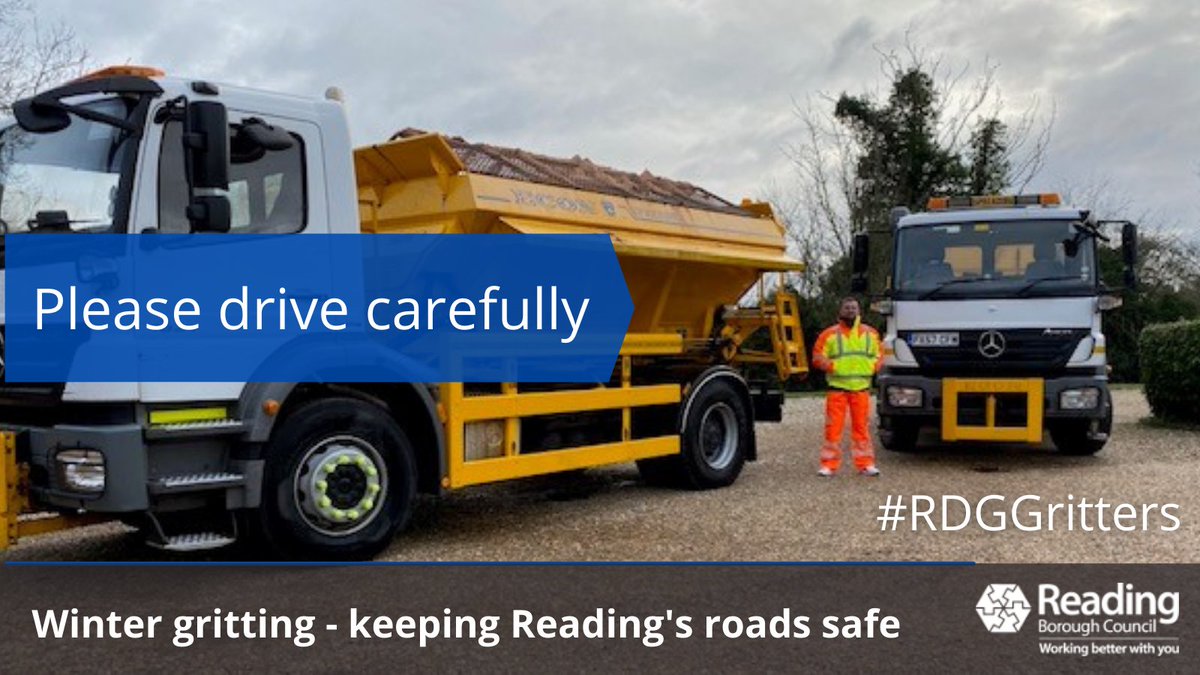 It's going to be a cold one tonight and our gritting trucks will be going out around #rdguk overnight. 🥶 Take care if you're out and about this evening.